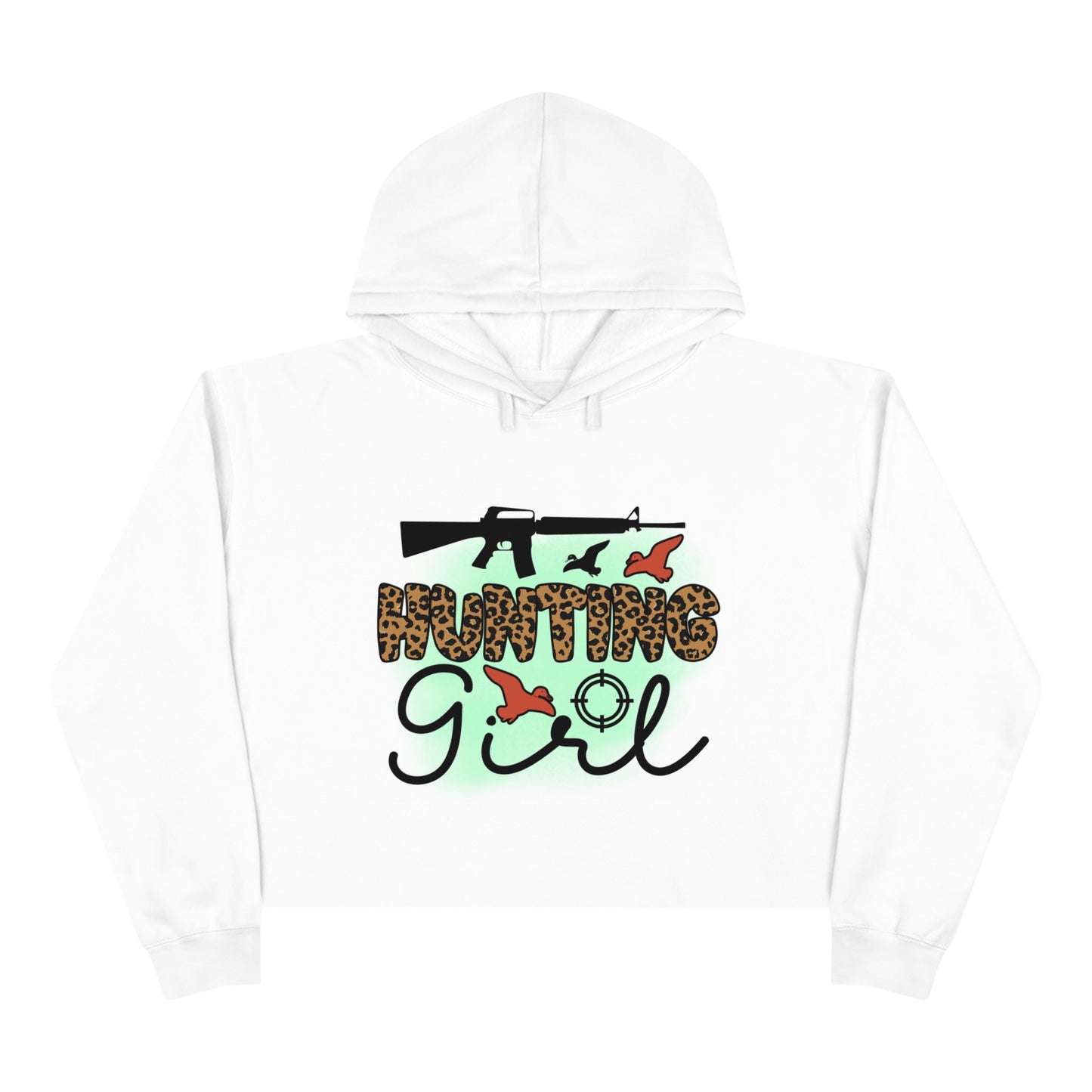 Hunting Girl Crop Hoodie