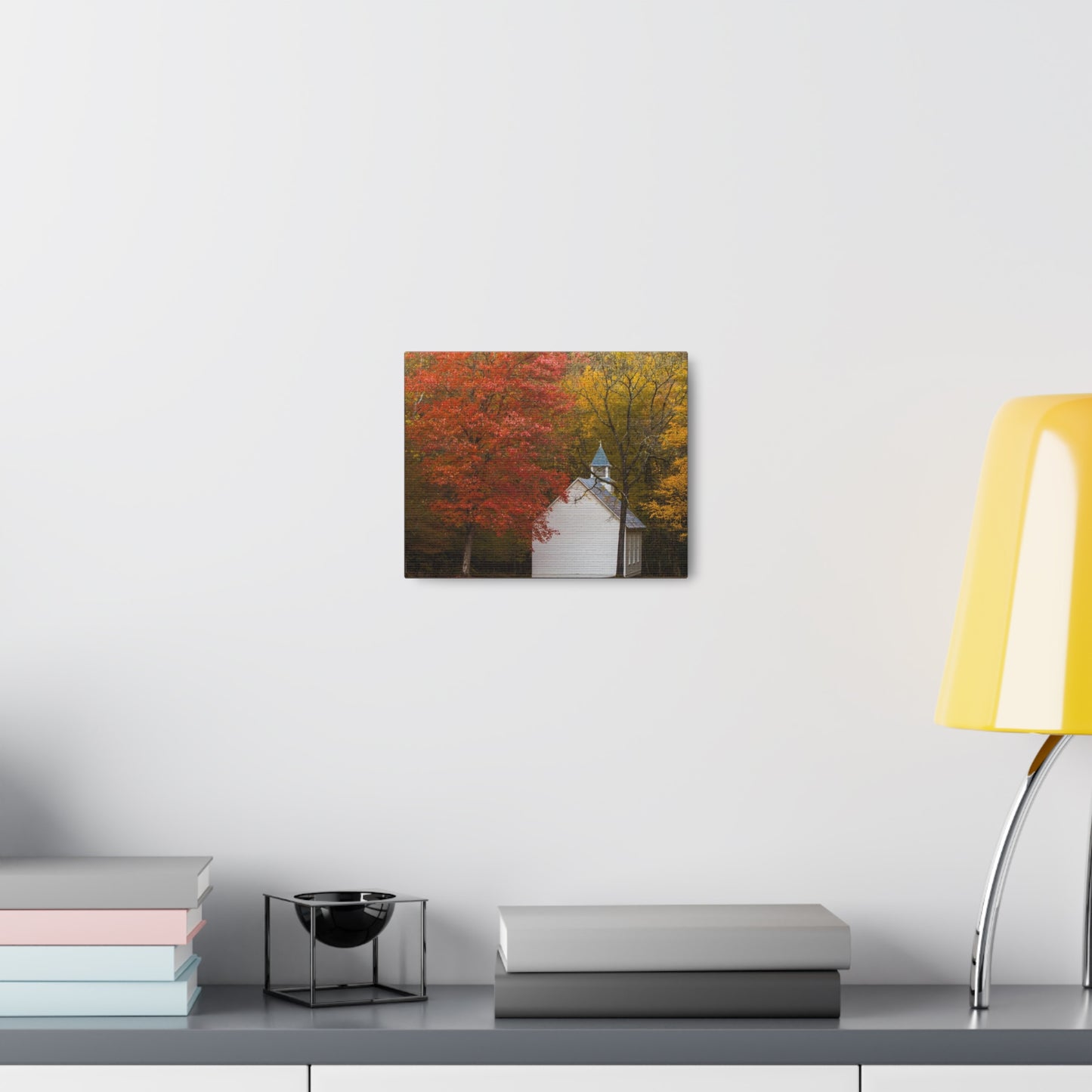 Fall Church Canvas Gallery Wraps