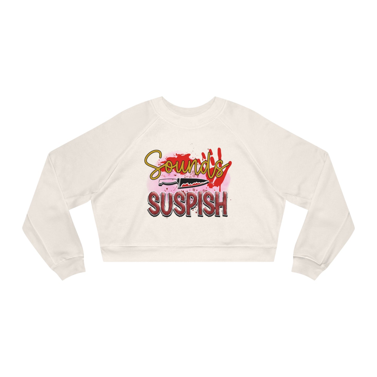 Suspish Women's Cropped Fleece Pullover