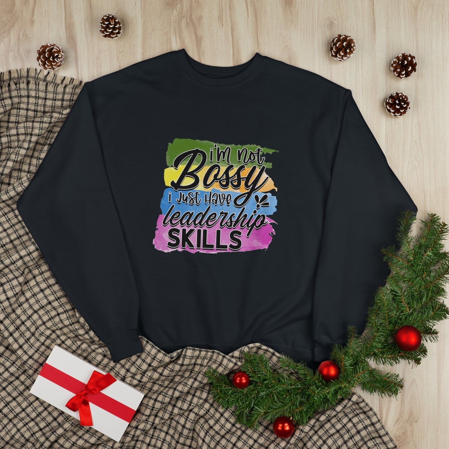 Not Bossy Unisex EcoSmart® Crewneck Sweatshirt