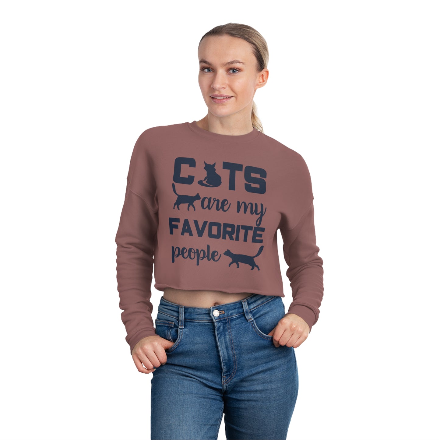 Favorite People Women's Cropped Sweatshirt