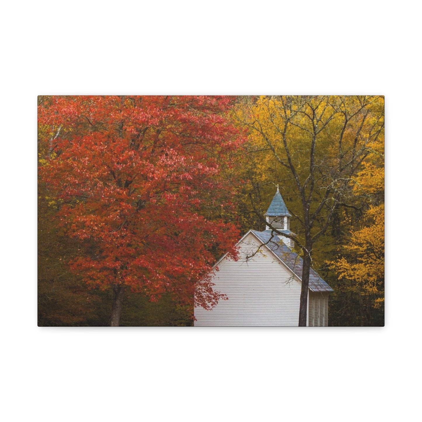 Fall Church Canvas Gallery Wraps