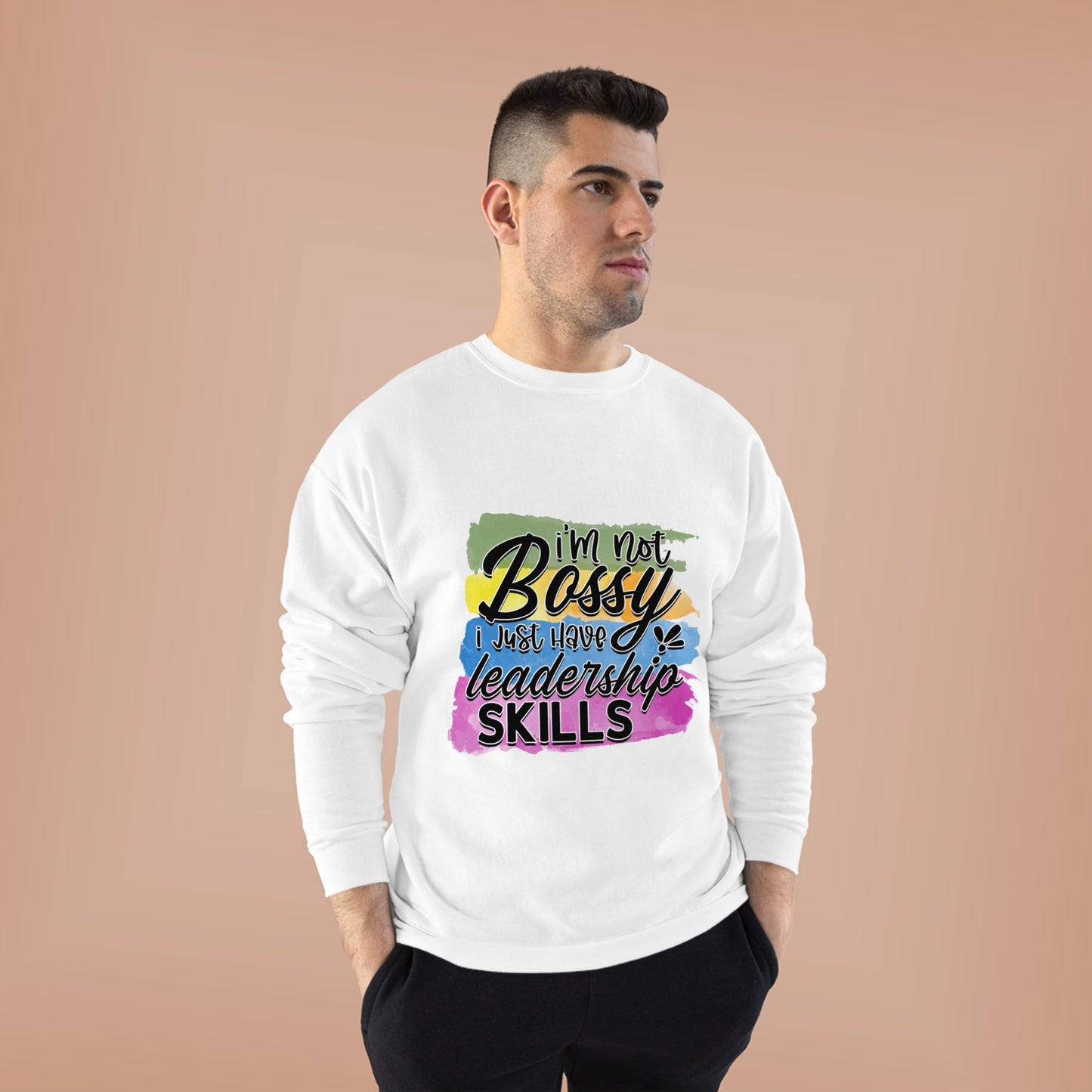 Not Bossy Unisex EcoSmart® Crewneck Sweatshirt