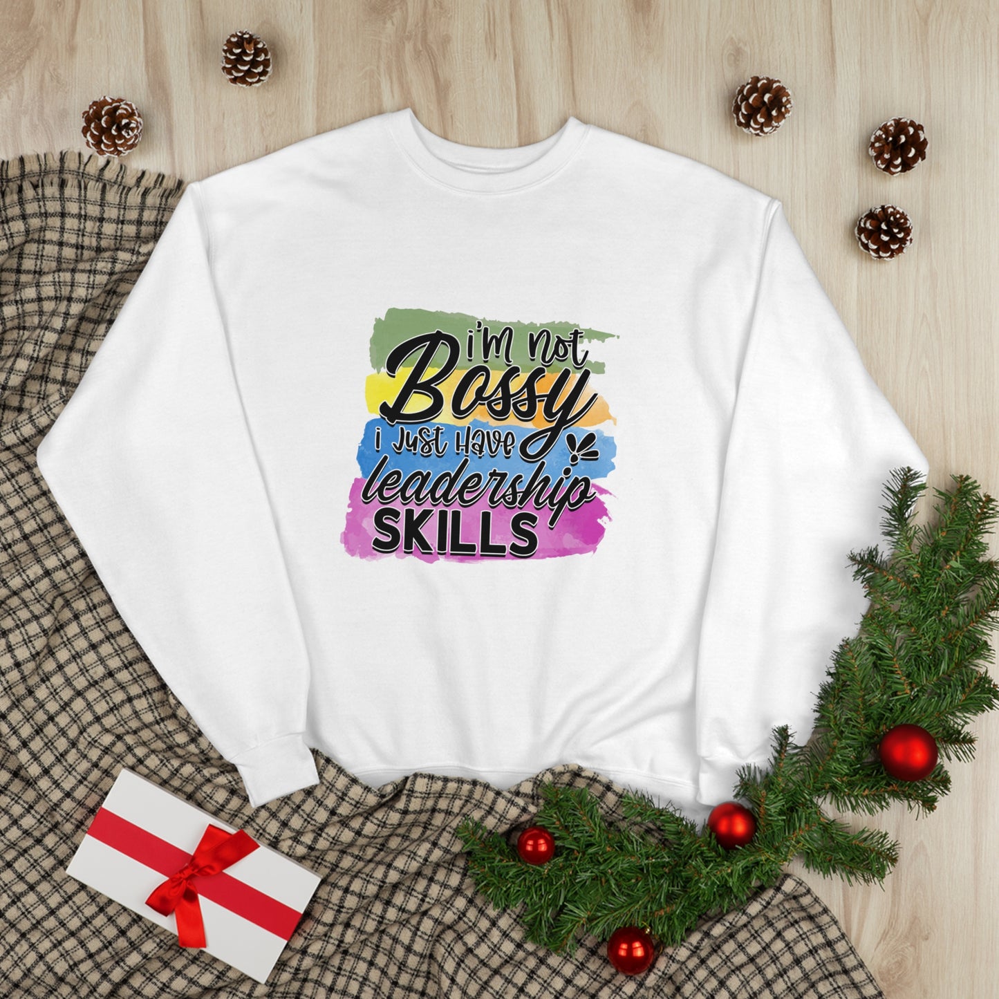 Not Bossy Unisex EcoSmart® Crewneck Sweatshirt