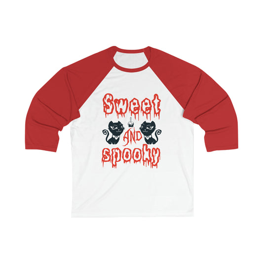 Sweet Spooky Unisex 3\4 Sleeve Baseball Tee