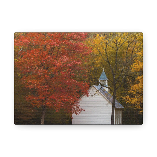 Fall Church Canvas Gallery Wraps