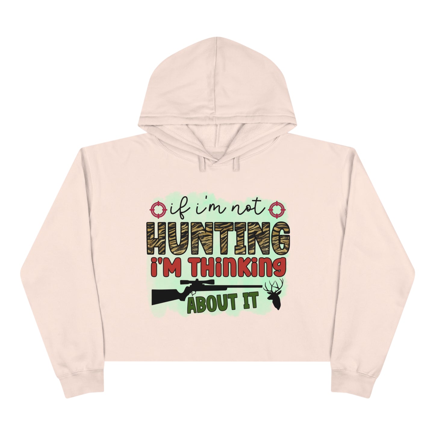 Thinking About HuntingCrop Hoodie