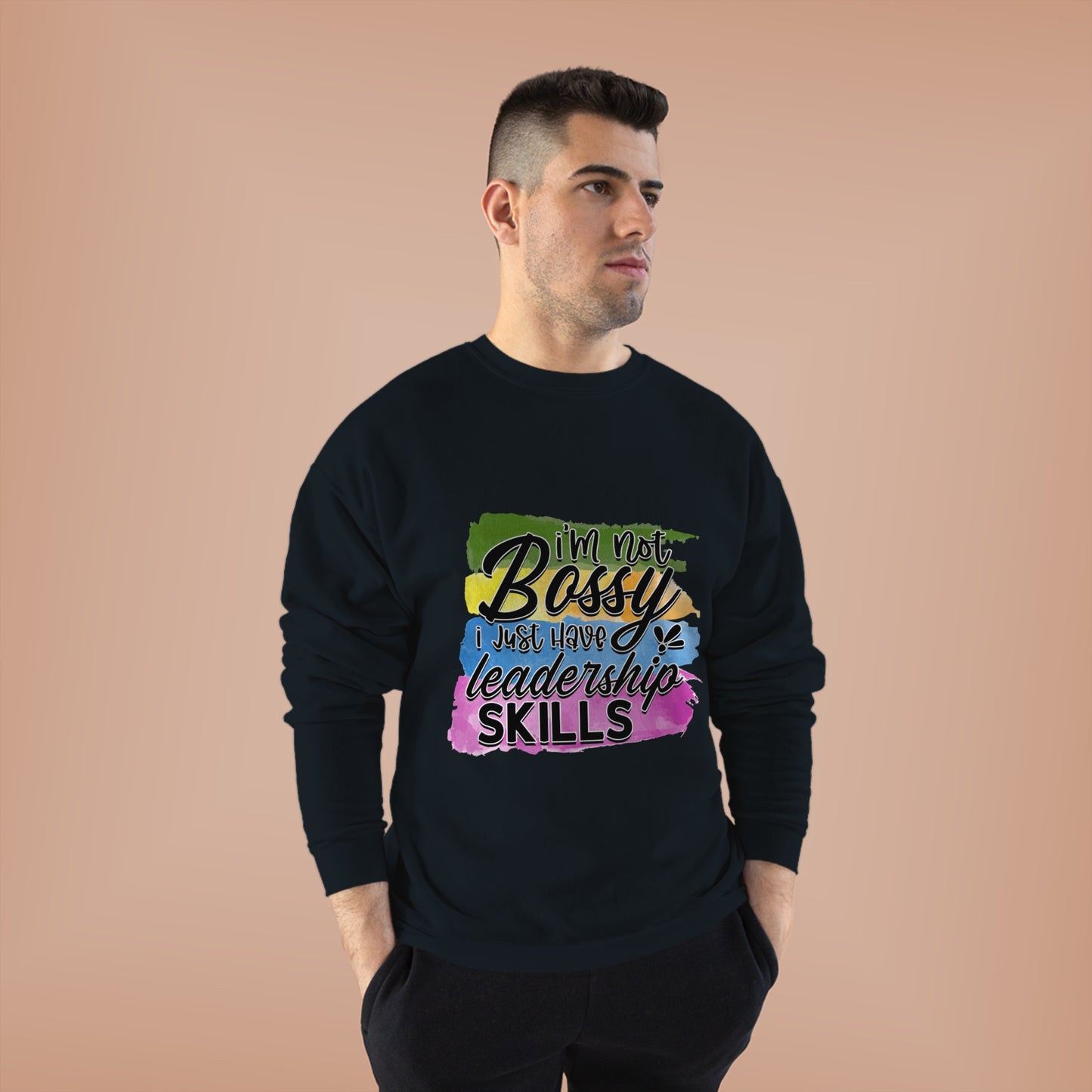 Not Bossy Unisex EcoSmart® Crewneck Sweatshirt