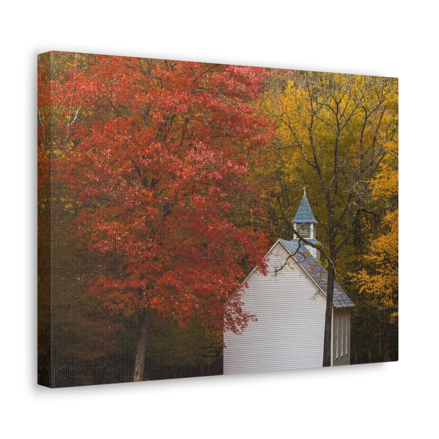 Fall Church Canvas Gallery Wraps