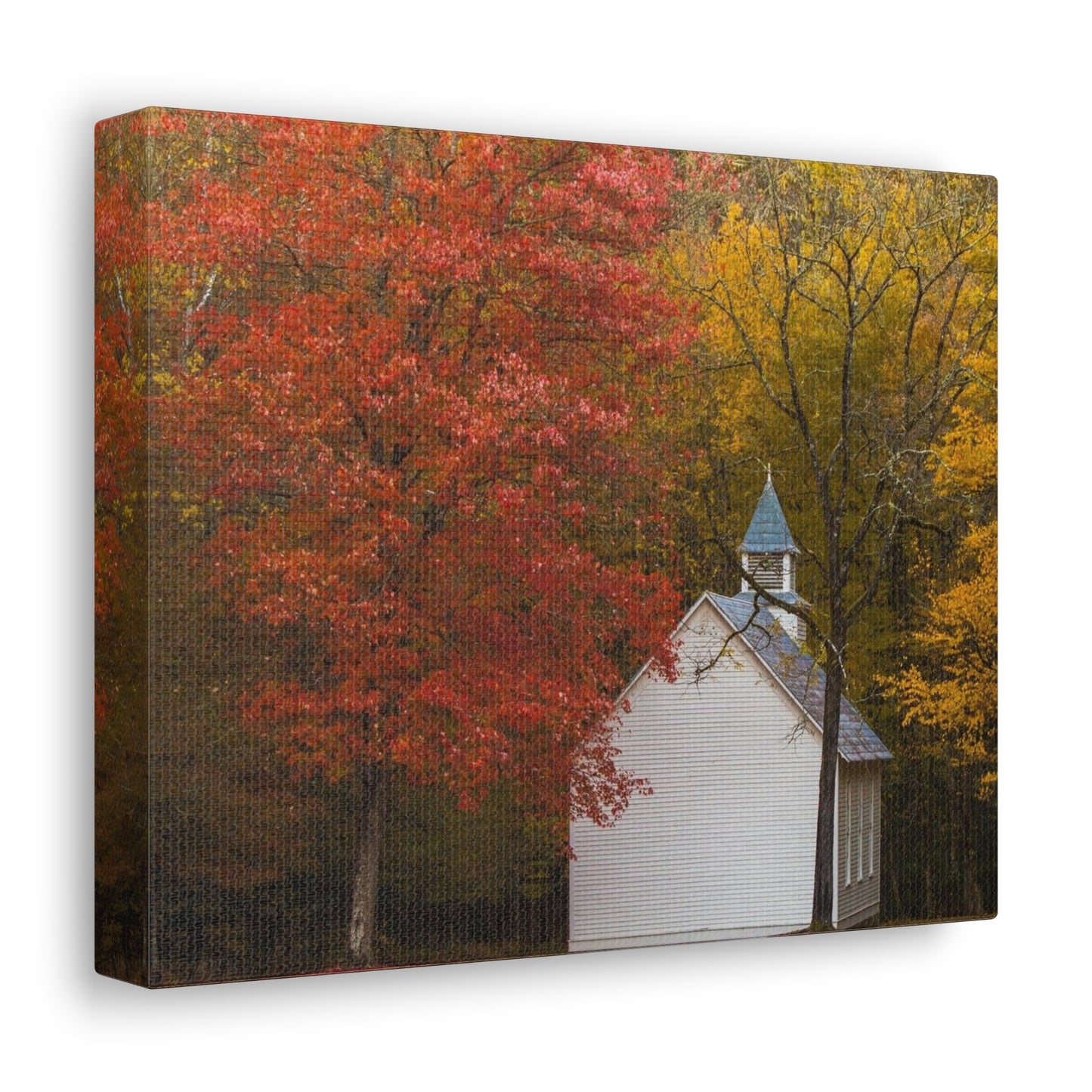 Fall Church Canvas Gallery Wraps