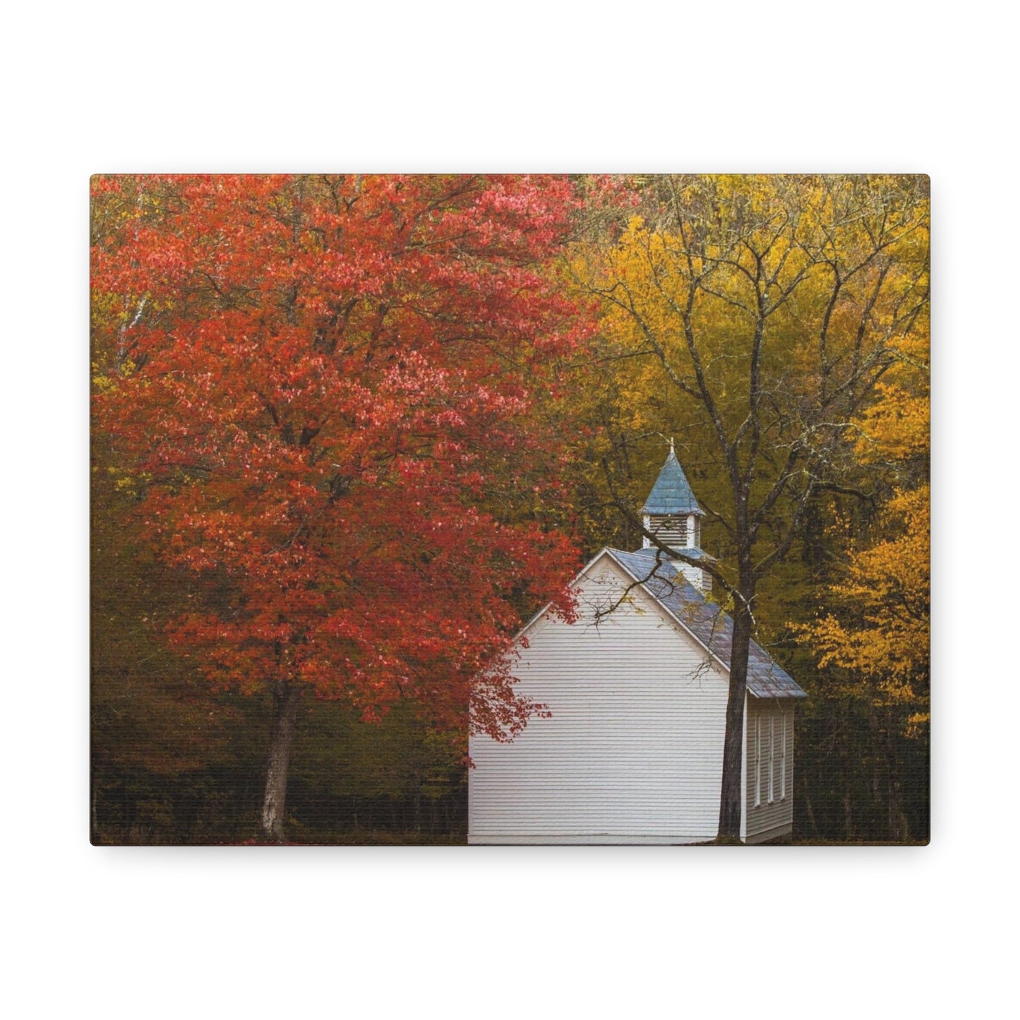 Fall Church Canvas Gallery Wraps