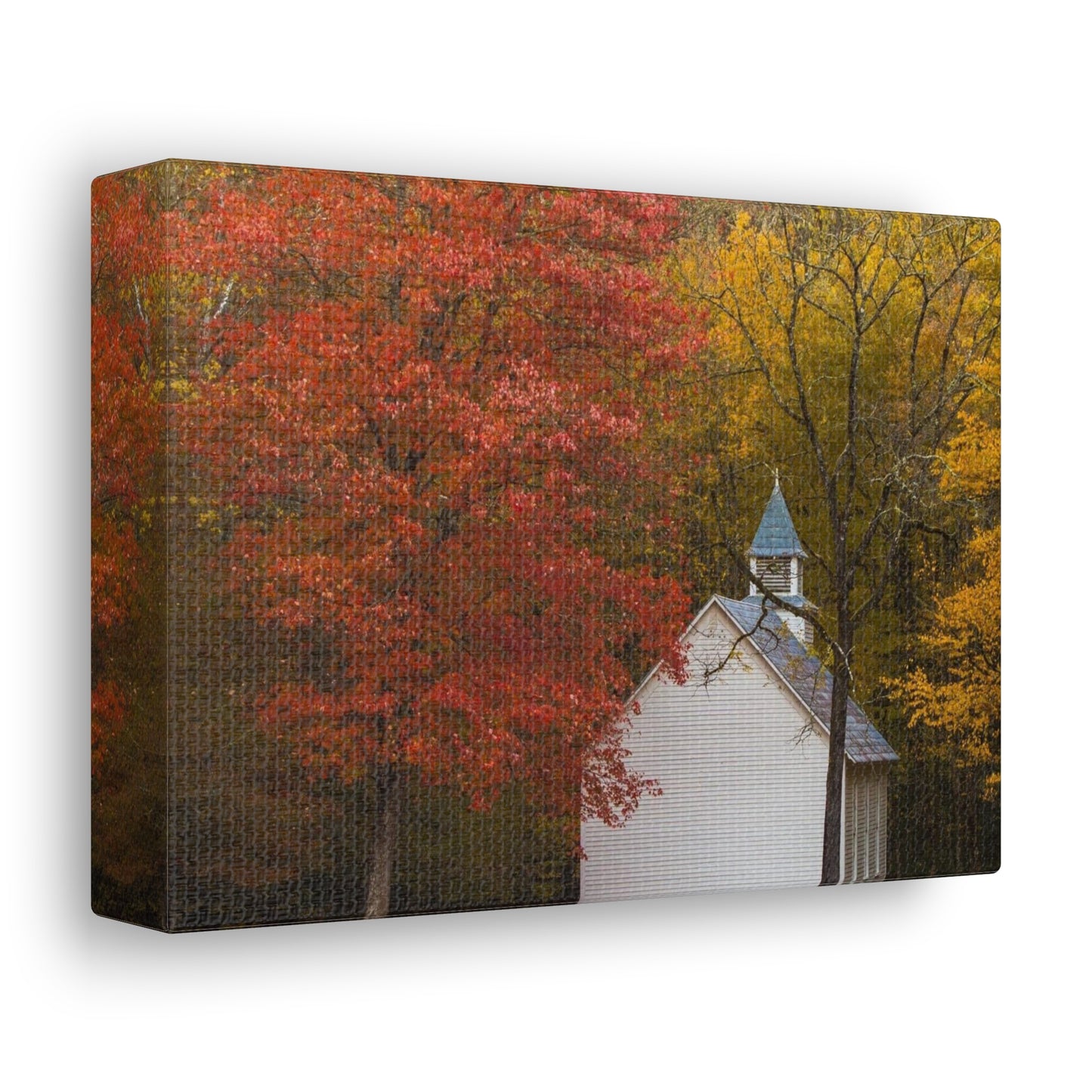 Fall Church Canvas Gallery Wraps