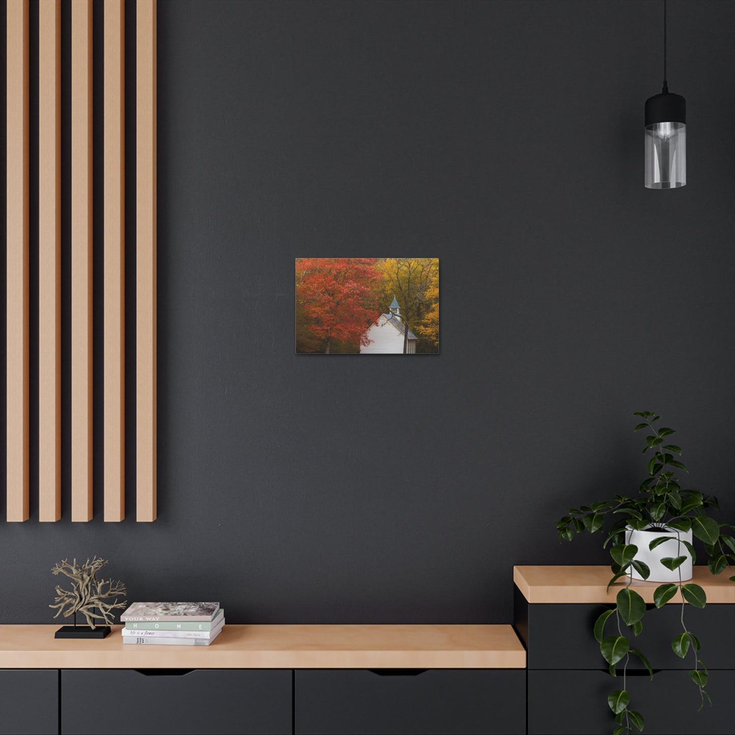 Fall Church Canvas Gallery Wraps