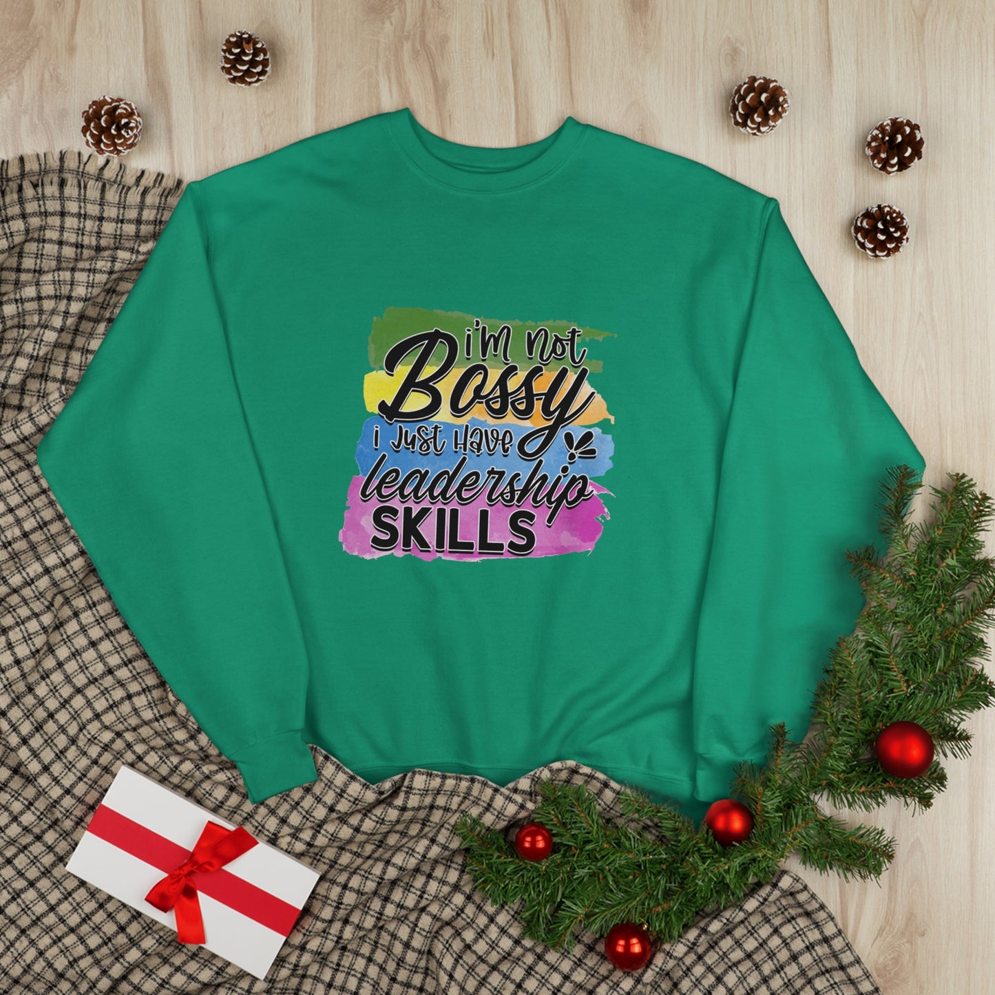 Not Bossy Unisex EcoSmart® Crewneck Sweatshirt