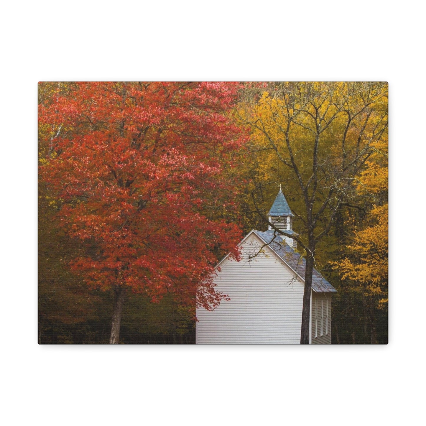 Fall Church Canvas Gallery Wraps